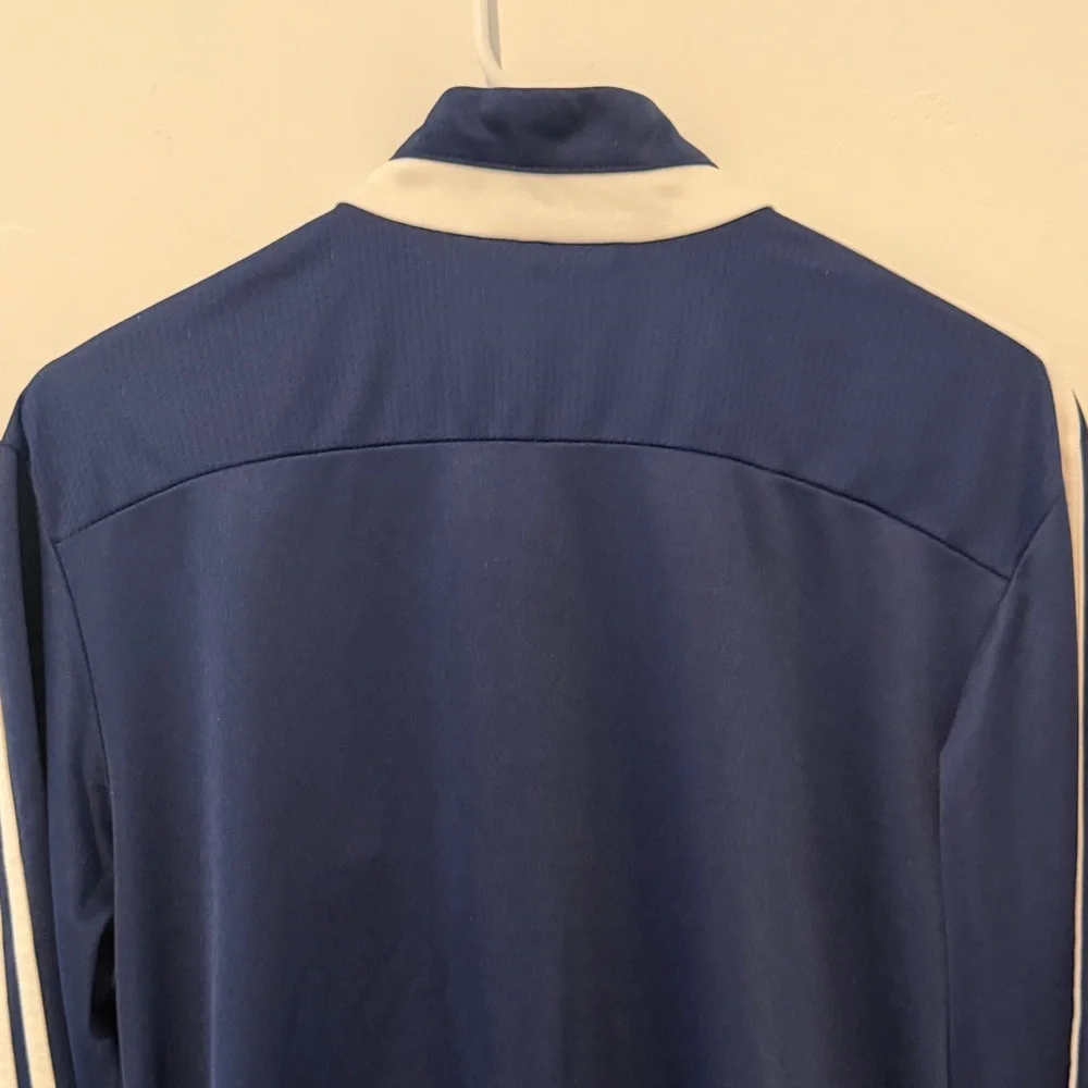 Adidas Tiro 13 track training jacket Youth/Men Blue and White full zip size L